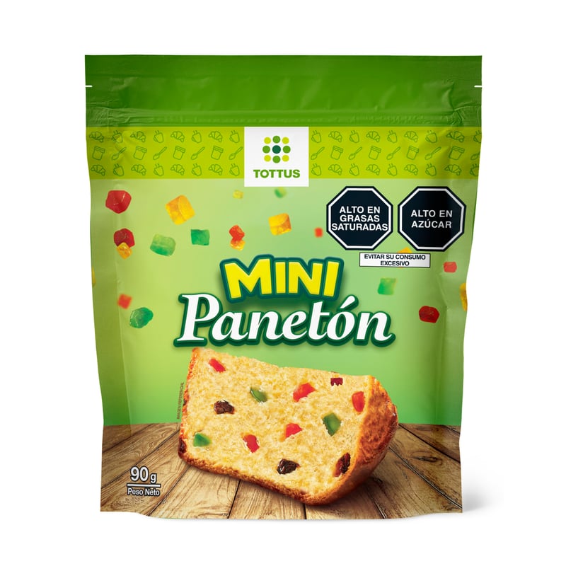 Panetoncito Tradicional Tottus x 90 g | Tottus Perú