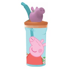 PEPPA PIG - Vaso Figurita 3D 360 mL Peppa Pig