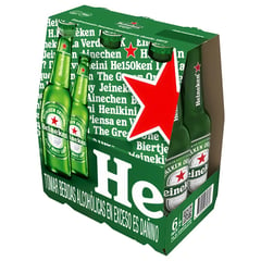 HEINEKEN - CERVEZA HEINEKEN 6PACK BOTELLA330 150A