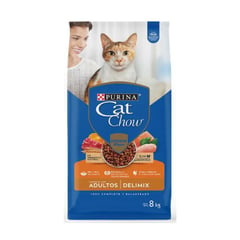 CAT CHOW - Alimento para Gatos ADULTOS Cat Chow Delimix bolsa 8 kg