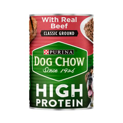 DOG CHOW - Alimento húmedo para perro Dog Chow High Protein Carne 368 gr