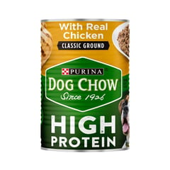 DOG CHOW - Alimento húmedo para perro Dog Chow High Protein Pollo 368 gr