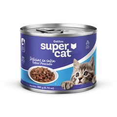 SUPERCAT - Supercat Delicias Salsa Pescado Cachorro 190 gr