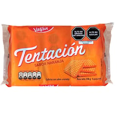 VICTORIA - Sixpack Galleta Victoria Tentación Naranja 43 g