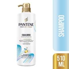 PANTENE - Shampoo Equilibrante Pantene Pro-V Miracles Equilibrio Raíz y Puntas 510 mL