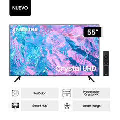 SAMSUNG - Televisor Samsung 55" Crystal UHD 4K