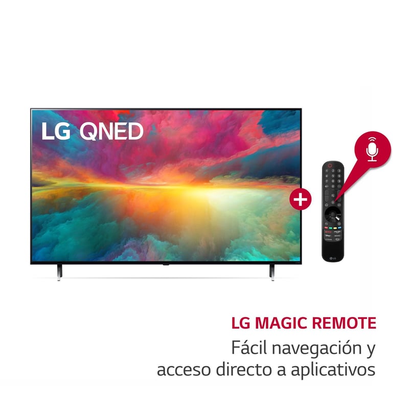 LG - Televisor LG QNED 65" 4K THINQ AI 65QNED75SRA (2023)