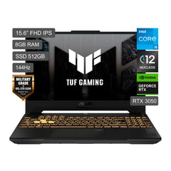 ASUS - Laptop Asus TUF Gaming F15 I5 12500H 512G 8G RTX3050