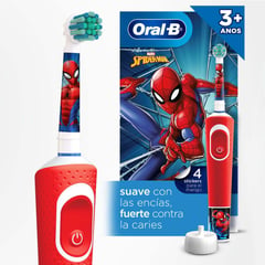 ORAL B - Cepillo de Dientes Eléctrico Recargable Oral-B Marvel Spider-Man 1 Unidad