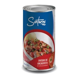 SANTORINI - Entero De Anchoveta En Salsa De Tomate 200 g