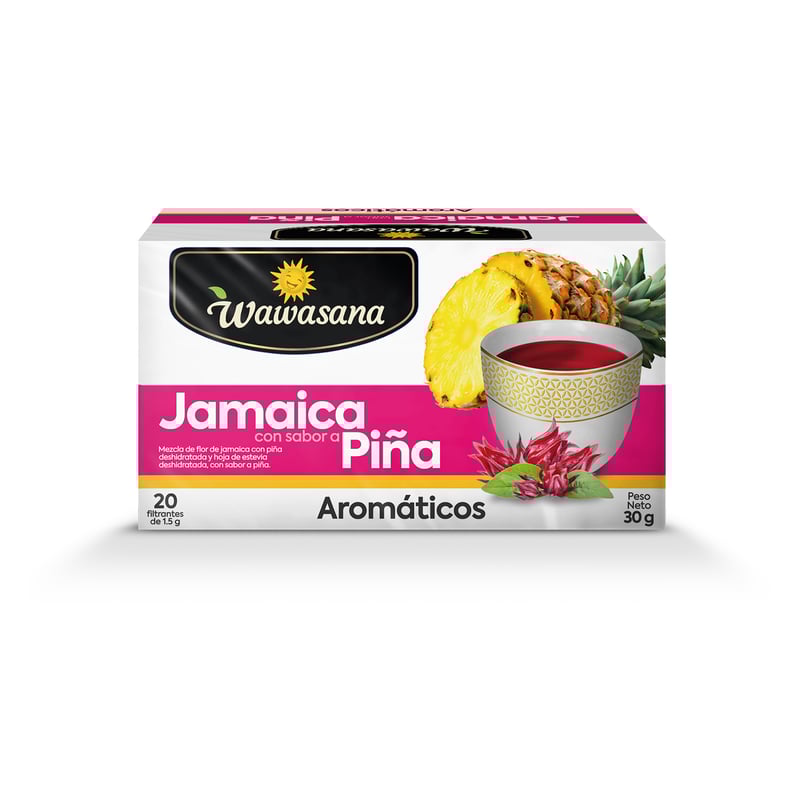 WAWASANA - Wawasana Jamaica Piña Caja x 20 Sobres