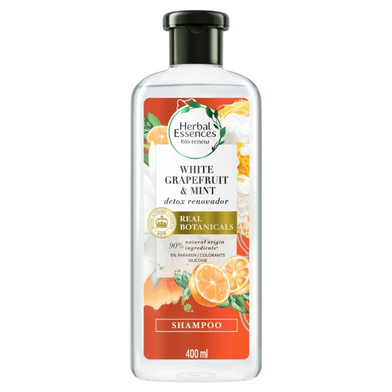 HERBAL ESSENCES - Shampoo Herbal Essences White Grapefruit Mint Botella 400 mL