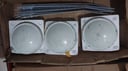 3 ventiladores motor pesado marca Wahson (3 Motores, sin cajas y  8 aletas) (se desconoce el funcionamiento de todo) 