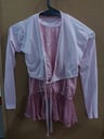 Blusa con bolerito para niña