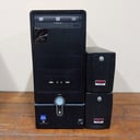 CPU (Placa madre ASUS H81M-A memoria RAM 4 GB KINGSTON INTEL PENTIUM disco duro 500 GB. SEAGATE fuente de poder SATE. (ENCIENDE) (ENCIENDE) + 2 UPS (se desconoce su funcionamiento)