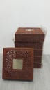6 Apliques decorativos con vidrio 25*25