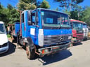 CAMION CON GRUA MUK MARCA MERCEDES. BENZ MODELO 679 COLOR AZUL CHASSIS WDB6790281K207348 AÑO FAB. 1996 POTENCIA 210HP CAP.  16.5TN.