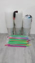 Vasitos varios + Pajitas varias