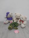 4 peluches sin detalles (Buen estado)