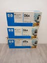 2 Toner HP 06A + 1 TONER HP 49A (Se desconoce el funcionamiento de todo)