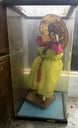 Antiguedades: Muñeca Geisha Japonesa con Cobertor Original, vestida con kimono tradicional de colores vivos