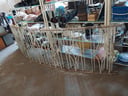 2 rejas  de hierro. Medidas: ( 335 largo 95 cm. alto) 