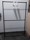 Perchero de metal una pata a soldar (Alto 1,83m Ancho 1,15m) +  20 unidades de percha