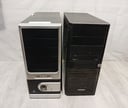 2 gabinetes con 4 placa madre Asus (se desconoce el funcionamiento)