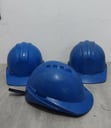 3 Cascos de seguridad Azul