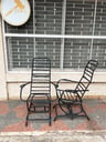 2 Sillones hamacables  de metal (Buen estado)