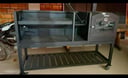 parrilla Marca dr Parrilla movible tiene fogonero, horno, parrilla y estaca