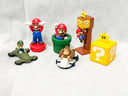 Figuras de colección de los personajes Super Mario (Usado, Buen estado)