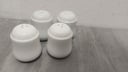 4 Saleros de porcelana