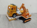  Camión con grúa color amarillo (Nuevo)