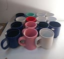 15 Tazas de porcelana SIN MANIJA (Picados)
