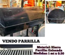 parrilla de hierro enlosada  - 1 UNIDAD  