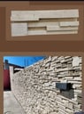 6 m2 Revestimiento Simil Piedra de Hormigo GeoCubick Beige