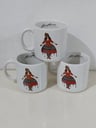 3 Tazas con diseños (MIGLIORISI -SIN USO) 