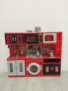 Kit de cocina amoblada, rojo (Nuevo en caja)
