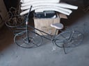 Bicicleta de hierro para jardin (mediano a grande)