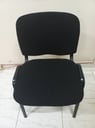 Silla negra fija
