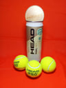 Un tubo con 3 pelotas para padel (Usado)