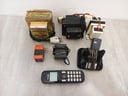 Transformadores varios + Teléfono Panasonic inalámbrico (Se desconoce el funcionamiento de todo)