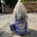 Termo para agua fría forrado + guampa (Nuevo, buen estado)