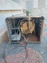 Esterilizador antiguo de vapor o autoclave de mesa (Se desconoce su funcionamiento)