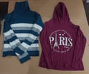 2 mangas largas talle M 