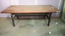 MESA RUSTICA DE MADERA 2,10 X 1 MTS.