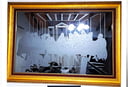 Cuadro de vidrio espejado con sublimado de la última cena (1,35m*96cm) (A retirar del local del proveedor)
