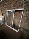 1 ventana corrediza de aluminio nuevo sin uso 1,00m x 1,00m