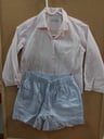 Camisa + short para niña talle 4